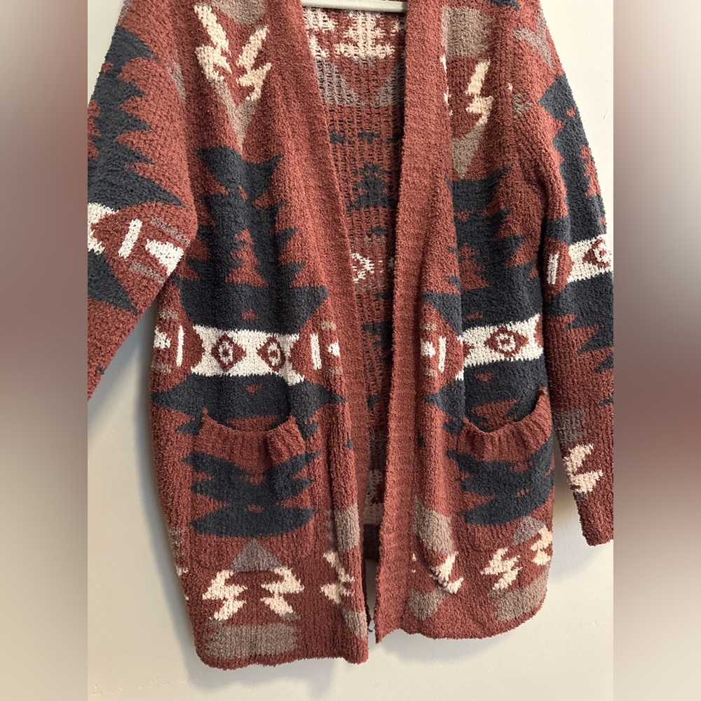 VICI Women’s Aztec Pattern Cardigan Sweater - Picture 3 of 6